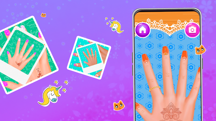 #5. Nail Salon : princess (Android) By: Y-Group games