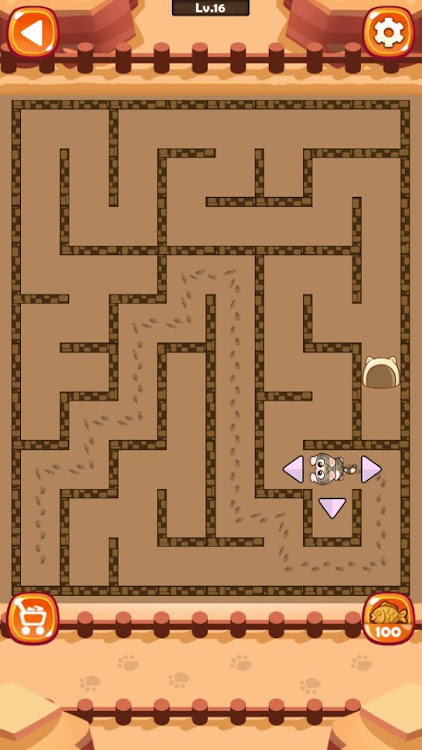 #3. Maze Cat - Rookie (Android) By: SUPERBOX Inc