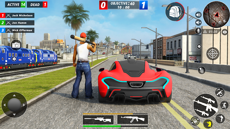 #7. Gangster Crime Vegas City War (Android) By: Vine Gamers Inc.