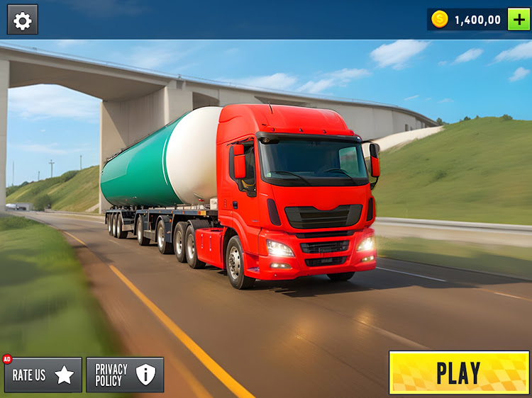 #5. Oil Truck Simulator Driving 3D (Android) By: Play Stove