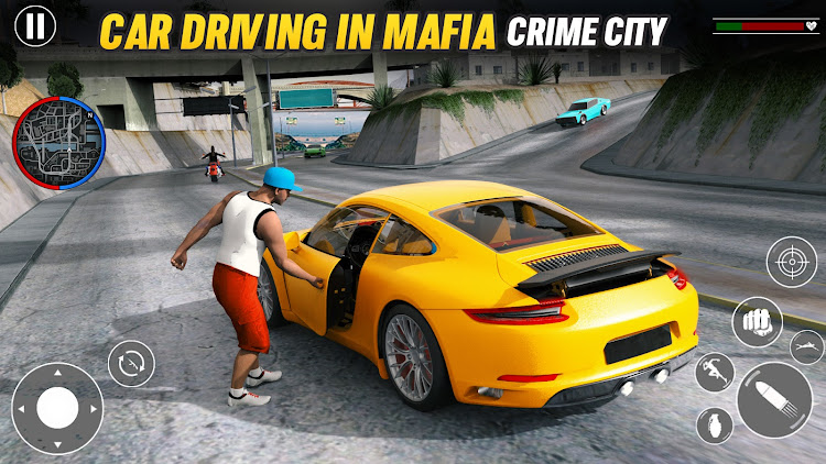 #3. Gangster Vegas Crime Car Games (Android) By: Italy Games studios