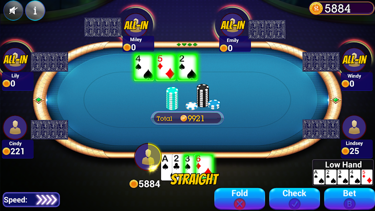 #3. Omaha Poker Offline (Android) By: Blue Wind Studio