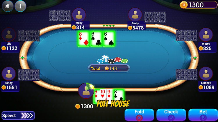 #9. Omaha Poker Offline (Android) By: Blue Wind Studio