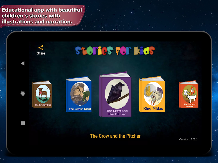 #4. Stories for Kids - with illust (Android) By: Funnystep