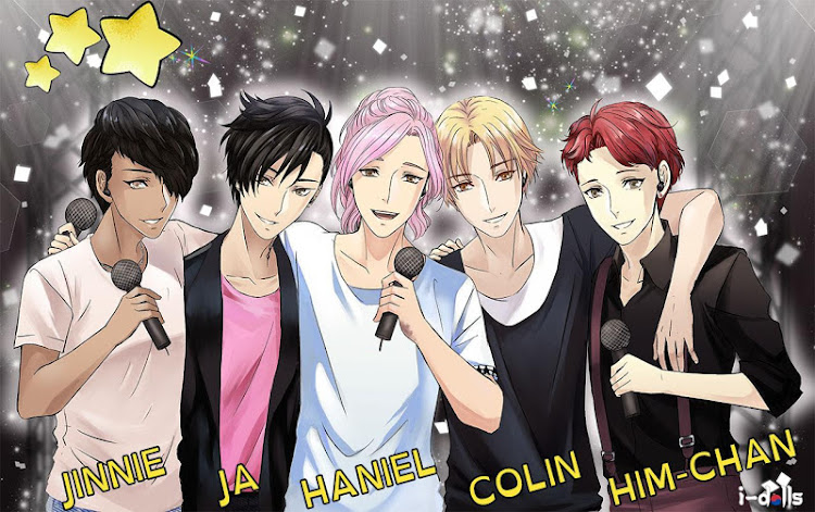 #2. I-Dolls - Otome Game (Android) By: Shukimo Studio