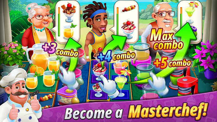 #2. Cooking Super Star -Tasty City (Android) By: AppOn Innovate