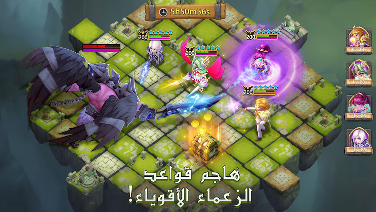 #3. Castle Clash: حاكم العالم (Android) By: IGG.COM