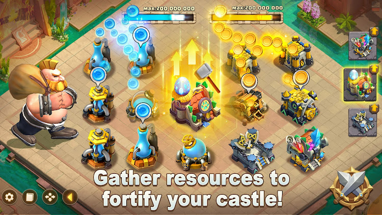 #4. Castle Clash: World Ruler (Android) By: IGG.COM