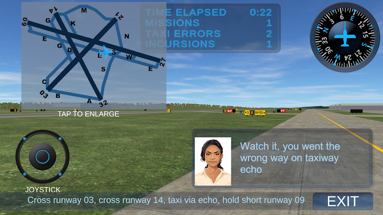 #4. Taxiway Madness (Android) By: Big Fat Simulations Inc.