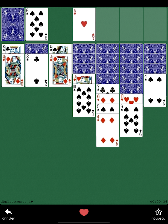 #6. Solitaire : classic cards game (Android) By: Sebastien BECKER