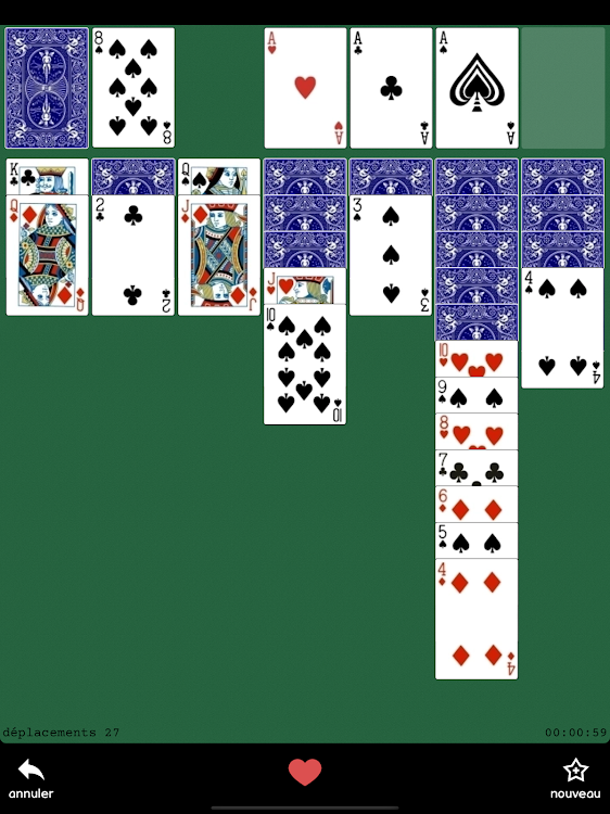 #7. Solitaire : classic cards game (Android) By: Sebastien BECKER