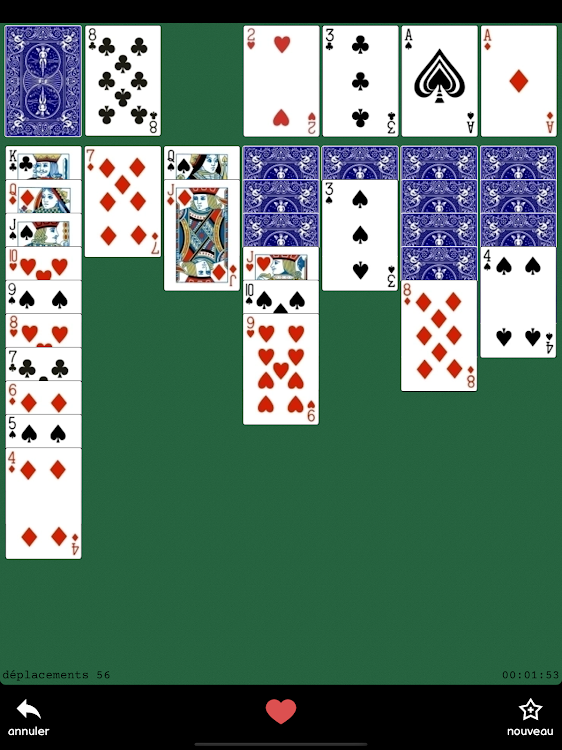 #8. Solitaire : classic cards game (Android) By: Sebastien BECKER