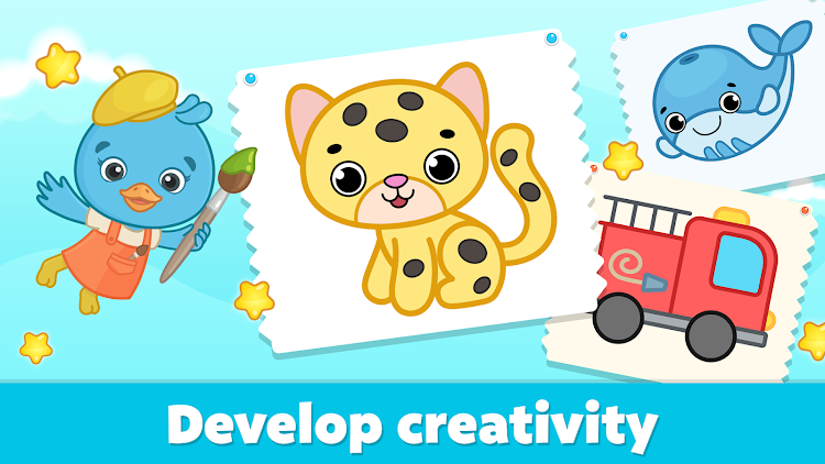 #6. Drawing Games for Kids (Android) By: Bimi Boo Kids Learning Games for Toddlers FZ-LLC