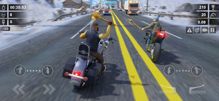 #8. Road Rush - Street Bike Race (Android) By: Supercode Games