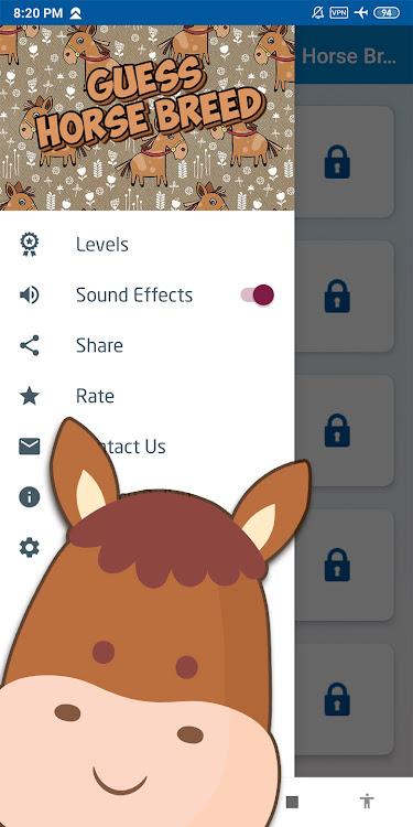 #5. Guess the horse breed (Android) By: khicomro
