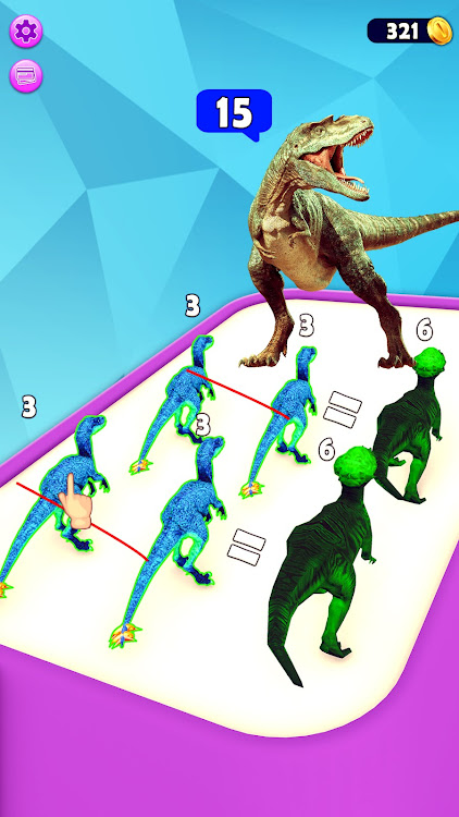 #4. Dinosaur Merge Battle Fight (Android) By: Torque Gamers