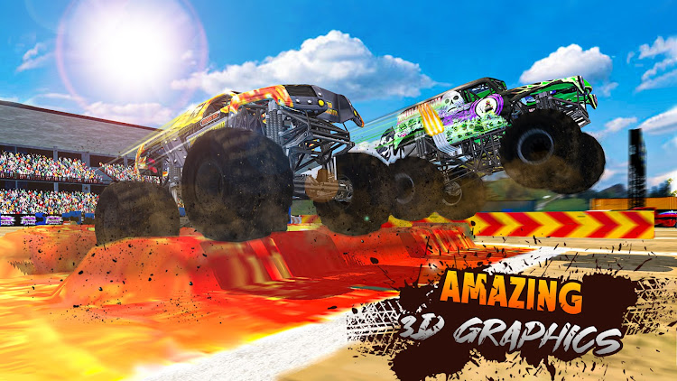 #2. Monster Truck 4x4 Truck Racing (Android) By: Connect Game Studios - Car Racing Games