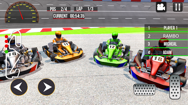 #5. Go Kart Racing Games Car Race (Android) By: Games For Fun Studios