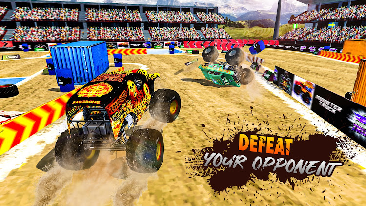 #6. Monster Truck 4x4 Truck Racing (Android) By: Connect Game Studios - Car Racing Games