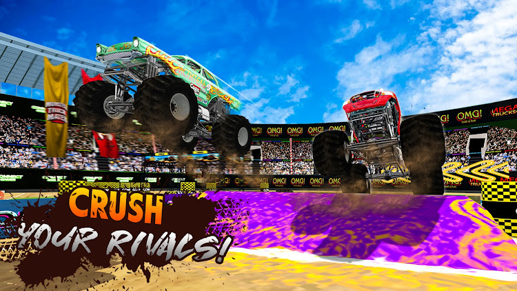 #8. Monster Truck 4x4 Truck Racing (Android) By: Connect Game Studios - Car Racing Games