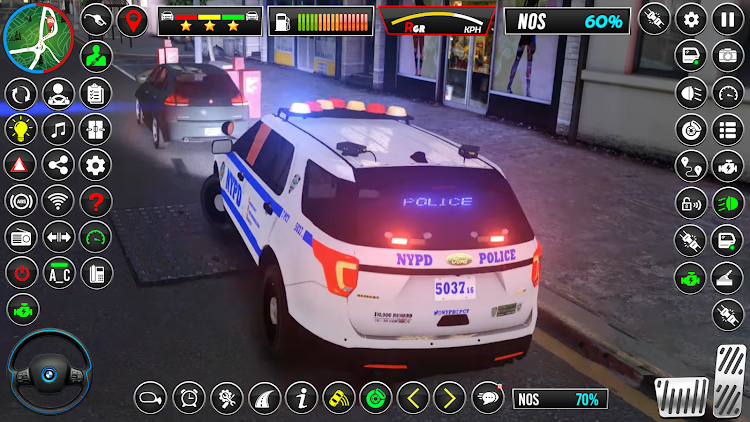 #2. US Police Car Chase Car Game (Android) By: Verx Labs