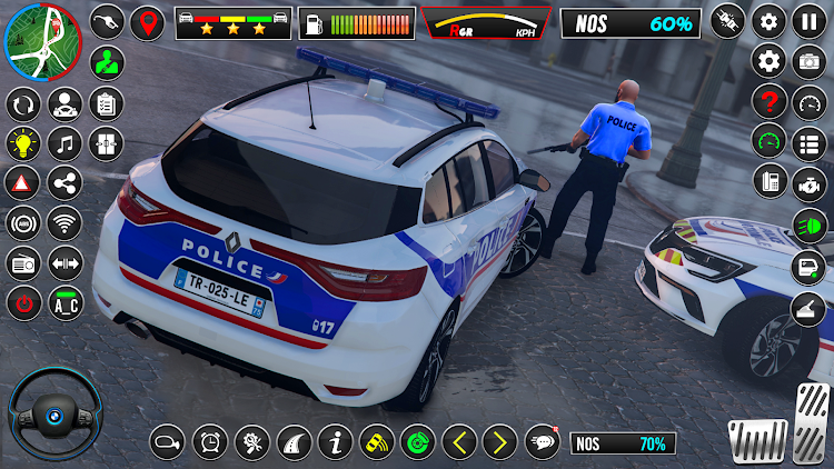 #3. US Police Car Chase Car Game (Android) By: Verx Labs