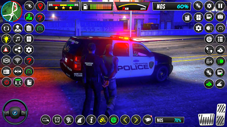 #8. US Police Car Chase Car Game (Android) By: Verx Labs