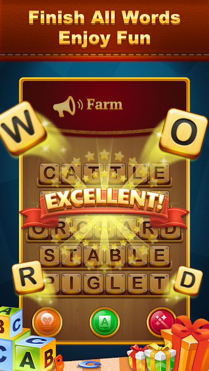 #4. Word Jumble Puzzle (Android) By: ARCFUN