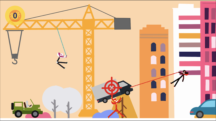 #6. Spider Stickman Rope Hero (Android) By: All U Need