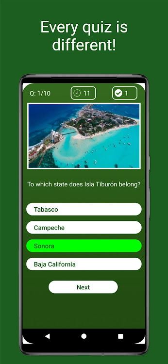 #3. Geography of Mexico (Android) By: Miguel Flecha