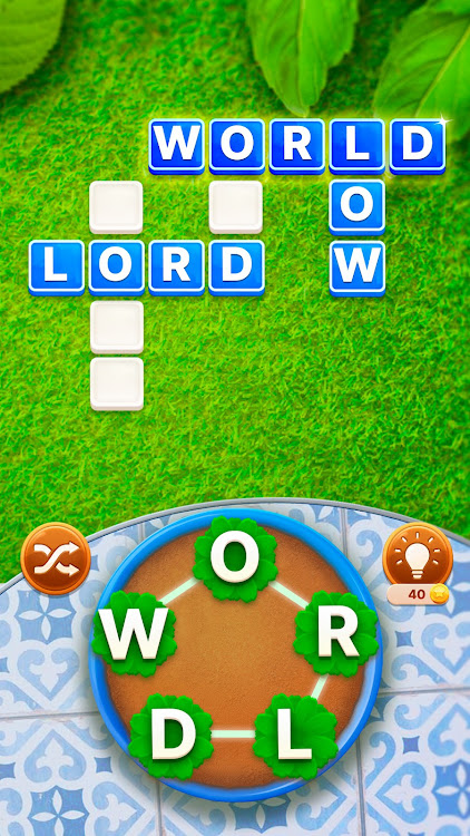 #2. Word Garden : Crosswords (Android) By: IsCool Entertainment