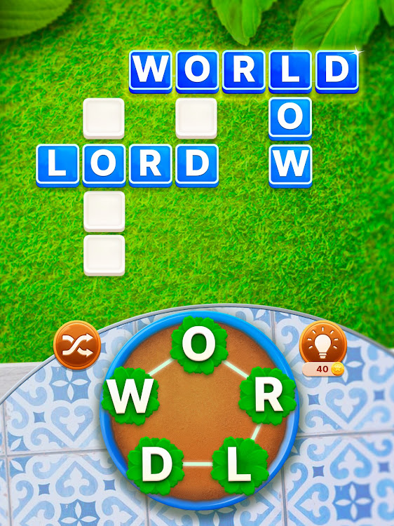 #6. Word Garden : Crosswords (Android) By: IsCool Entertainment