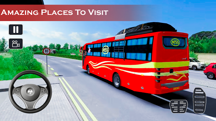 #10. Modern Bus Simulator 3D Game (Android) By: ZA Gaming Studio