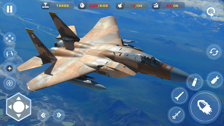 #5. Warplanes Air Combat Simulator (Android) By: Zamsolutions