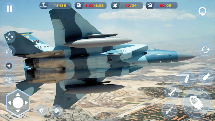 #6. Warplanes Air Combat Simulator (Android) By: Zamsolutions