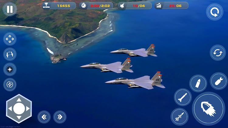 #7. Warplanes Air Combat Simulator (Android) By: Zamsolutions