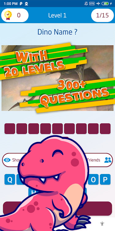 #3. Dinosaur name quiz (Android) By: khicomro