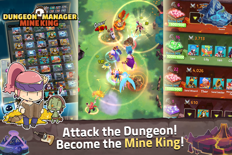 #9. Dungeon Manager : Mine King (Android) By: 무지개토끼