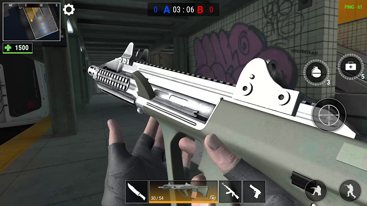 #3. Modern Gun: Shooting War Games (Android) By: XDEVS LTD