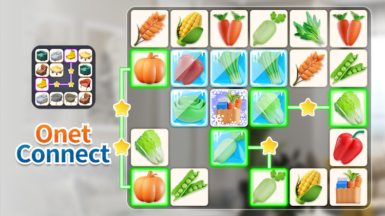 #3. Onet Puzzle-Tile Connect 3D (Android) By: SEABIRD