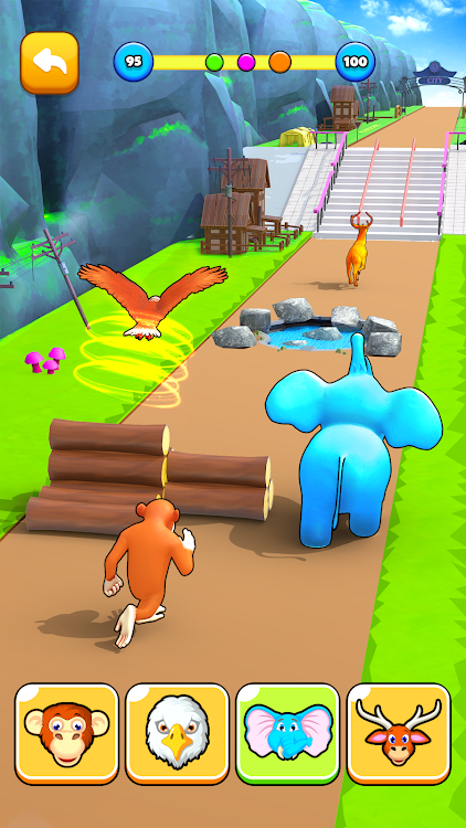 #5. Animal Shape Transforming Race (Android) By: Falcon Gamerz