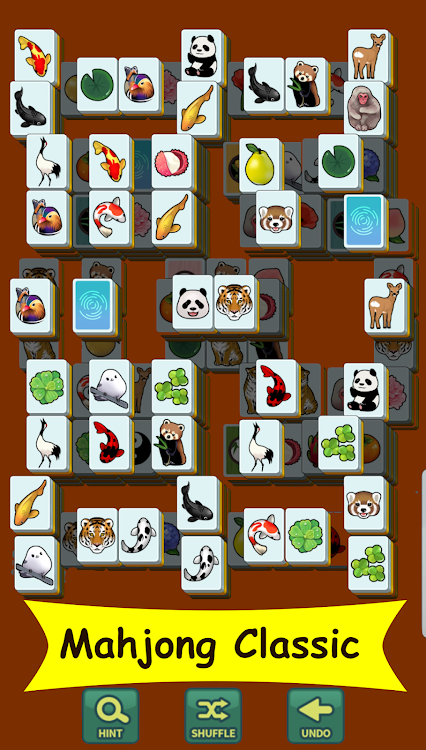 #2. Mahjong - Animal Solitaire (Android) By: PuzzleToys