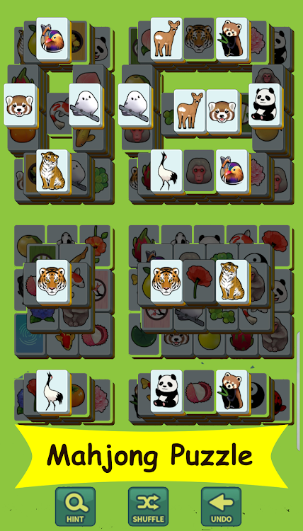 #3. Mahjong - Animal Solitaire (Android) By: PuzzleToys