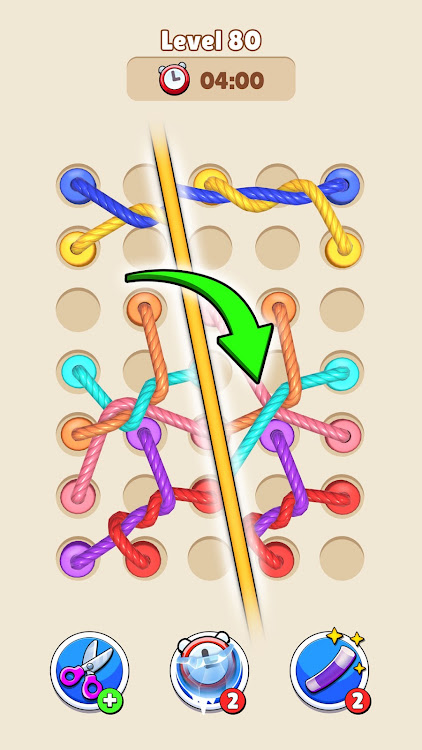 #4. Twisted Rope Puzzle 3D Game (Android) By: Dead Pixel Labs