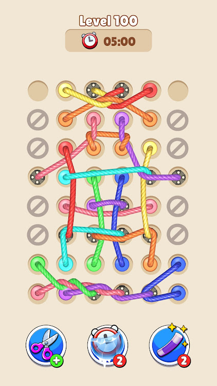 #5. Twisted Rope Puzzle 3D Game (Android) By: Dead Pixel Labs