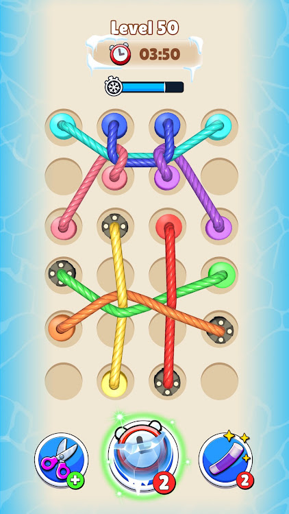 #10. Twisted Rope Puzzle 3D Game (Android) By: Dead Pixel Labs