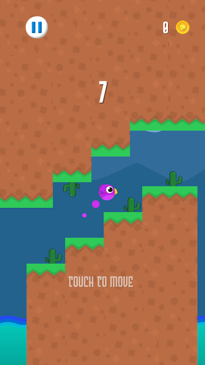 #2. Bounce Away Bird (Android) By: Playfake