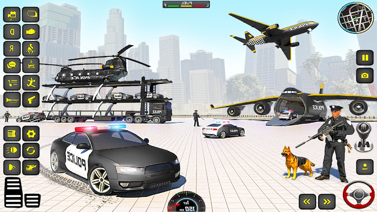 #2. Police Truck Transport Game (Android) By: SuperGamez Hub