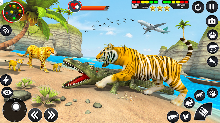 #2. Tiger Games Family Simulator (Android) By: Zee Play Games