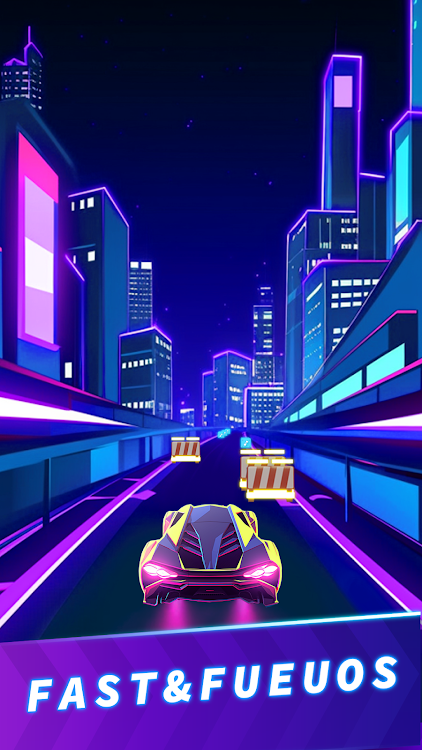 #2. Magic Beat Racing music game (Android) By: XGAME STUDIO